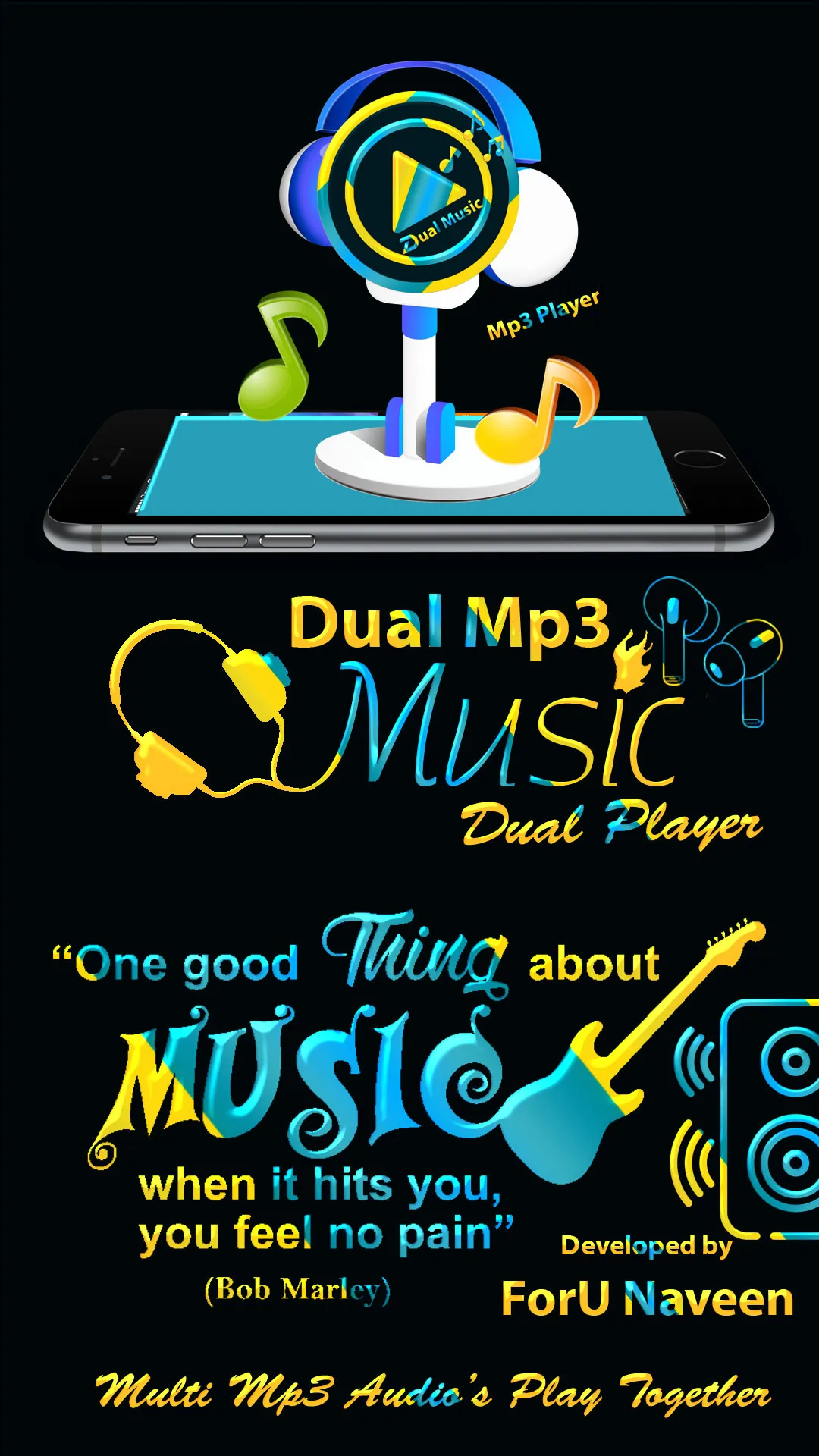 Dual Track Music & MP3 Player | Indus Appstore | Screenshot