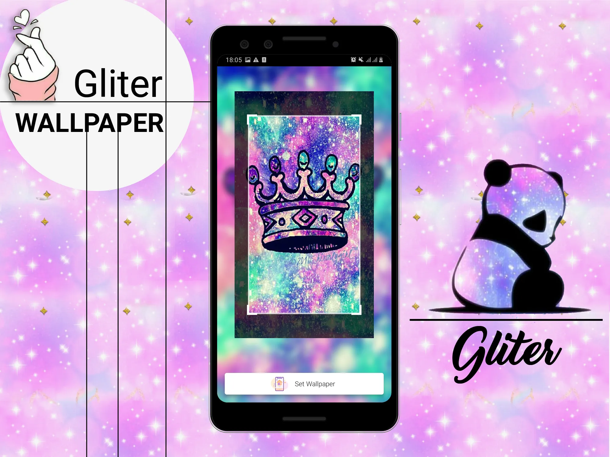 Glitter Wallpaper | Indus Appstore | Screenshot