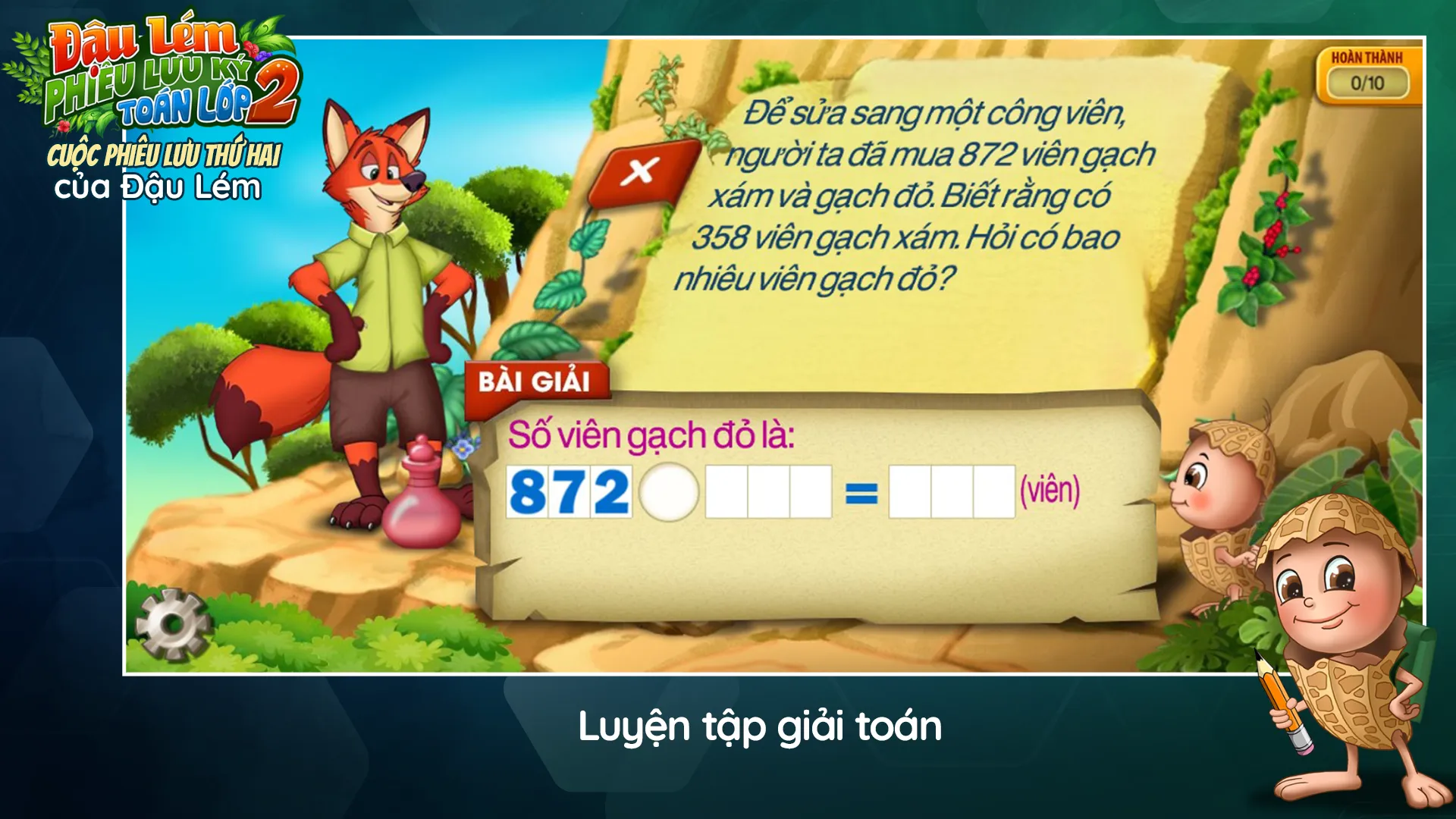 Đậu Lém - Toán 2 | Indus Appstore | Screenshot