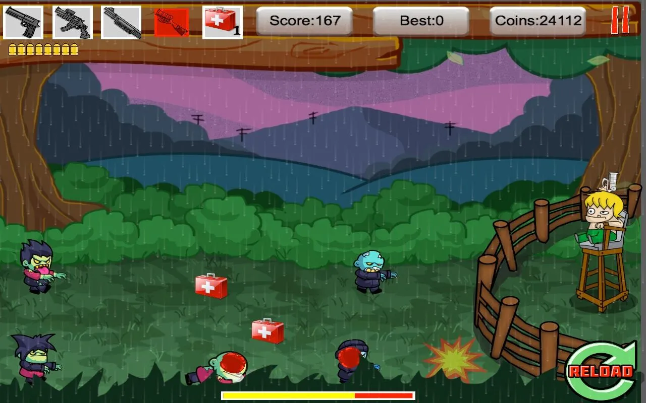 Tiny Zomby The Barricade | Indus Appstore | Screenshot