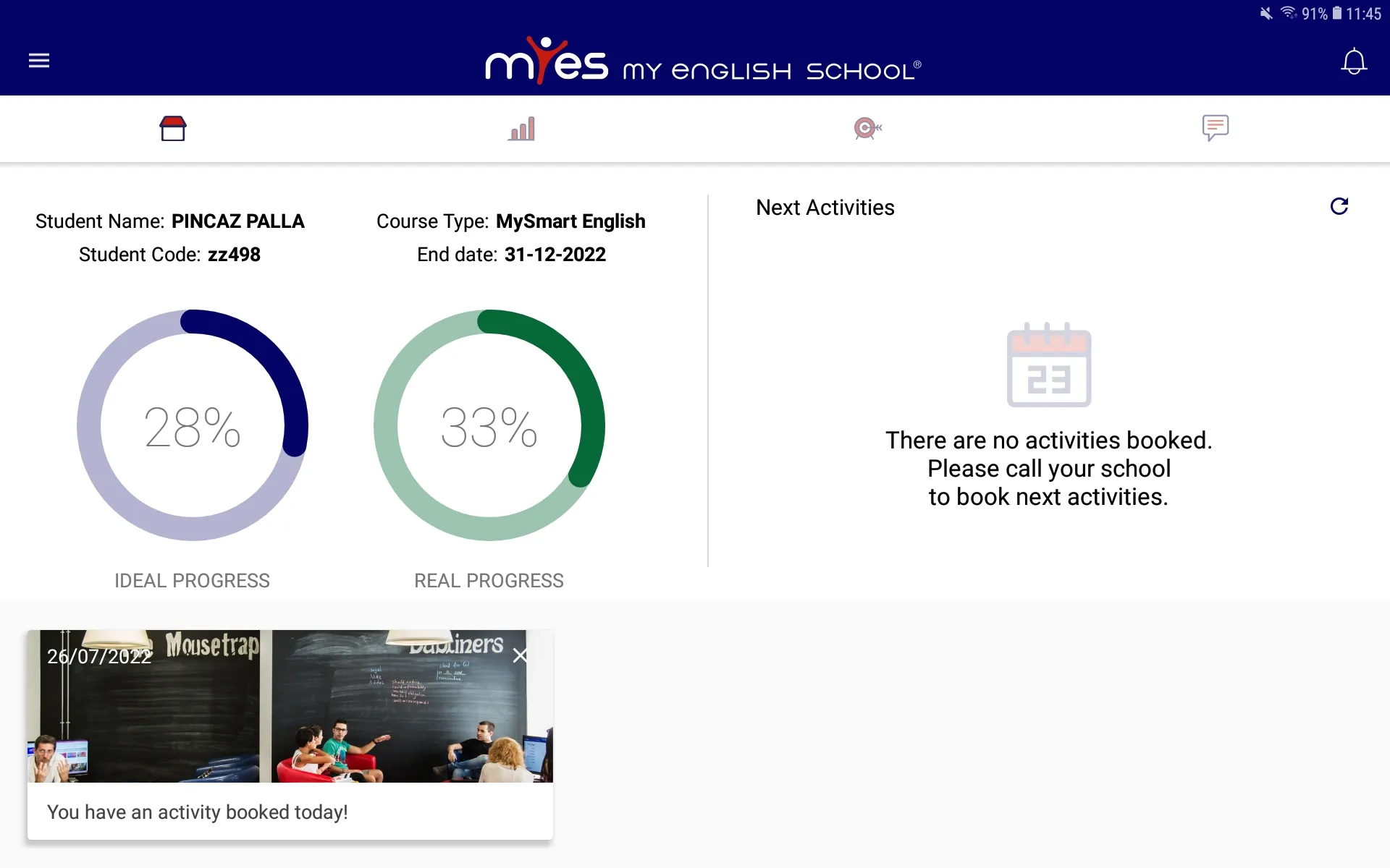 MYES - My English School | Indus Appstore | Screenshot