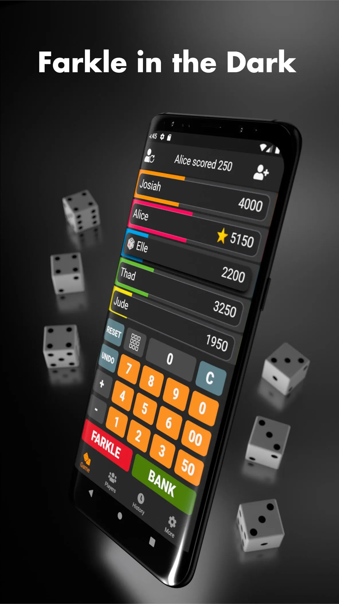 Farkle Scorekeeper | Indus Appstore | Screenshot