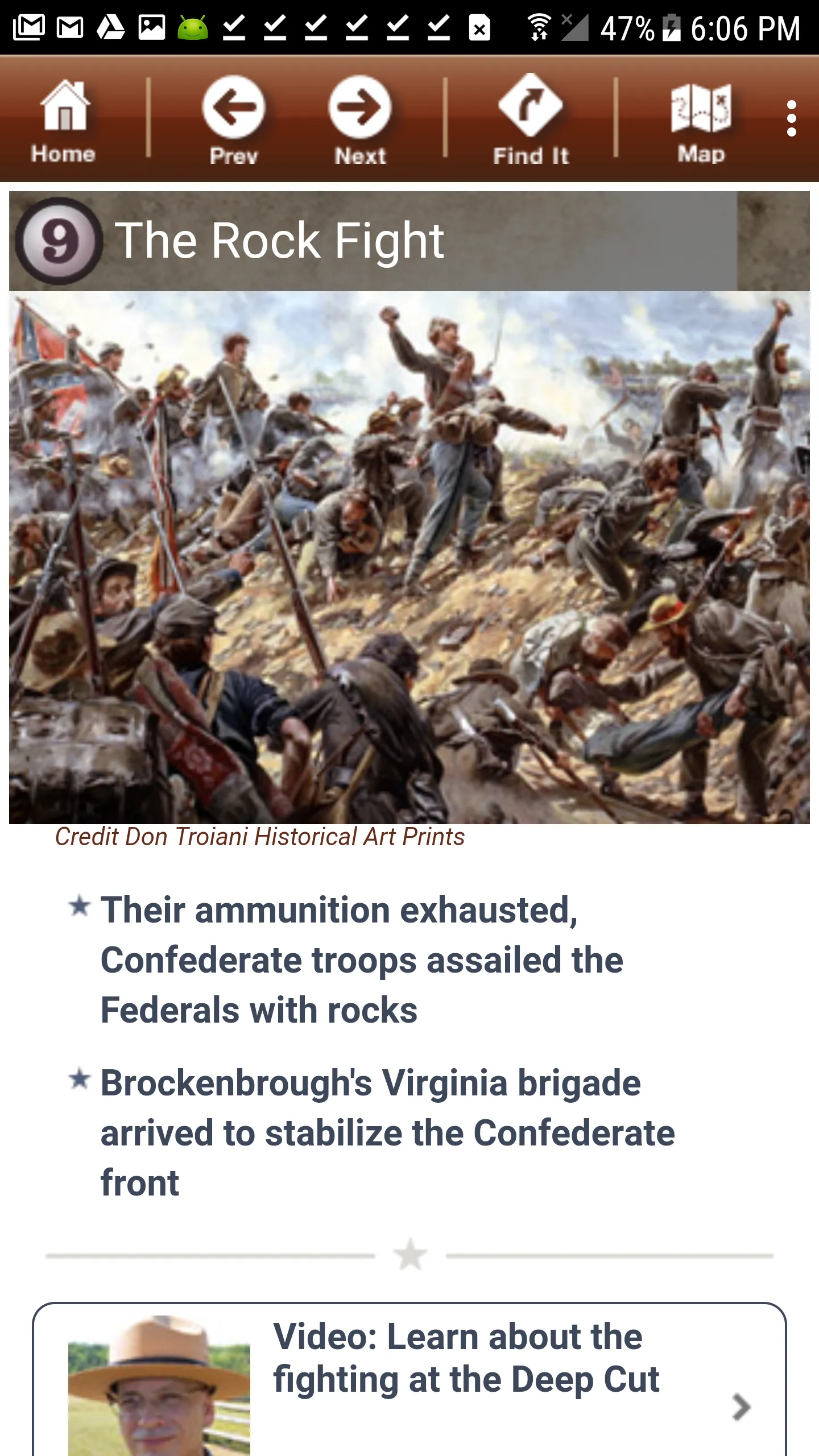 Second Manassas Battle App | Indus Appstore | Screenshot