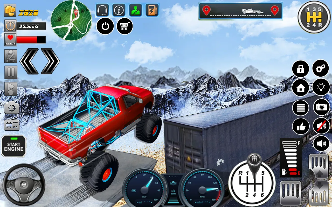 Monster Truck Offroad Stunts | Indus Appstore | Screenshot