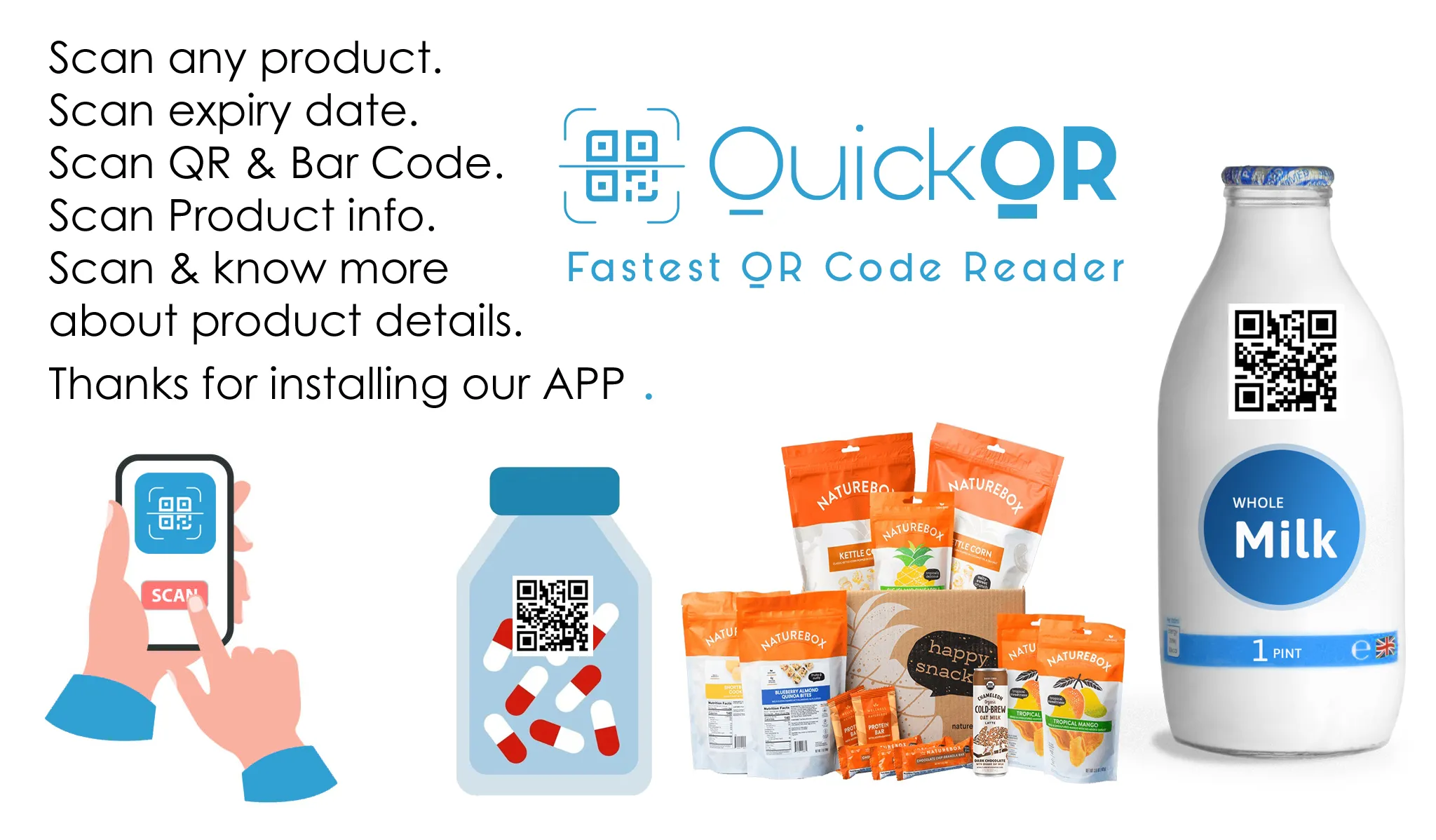 QuickQR - QR Reader/Creator | Indus Appstore | Screenshot