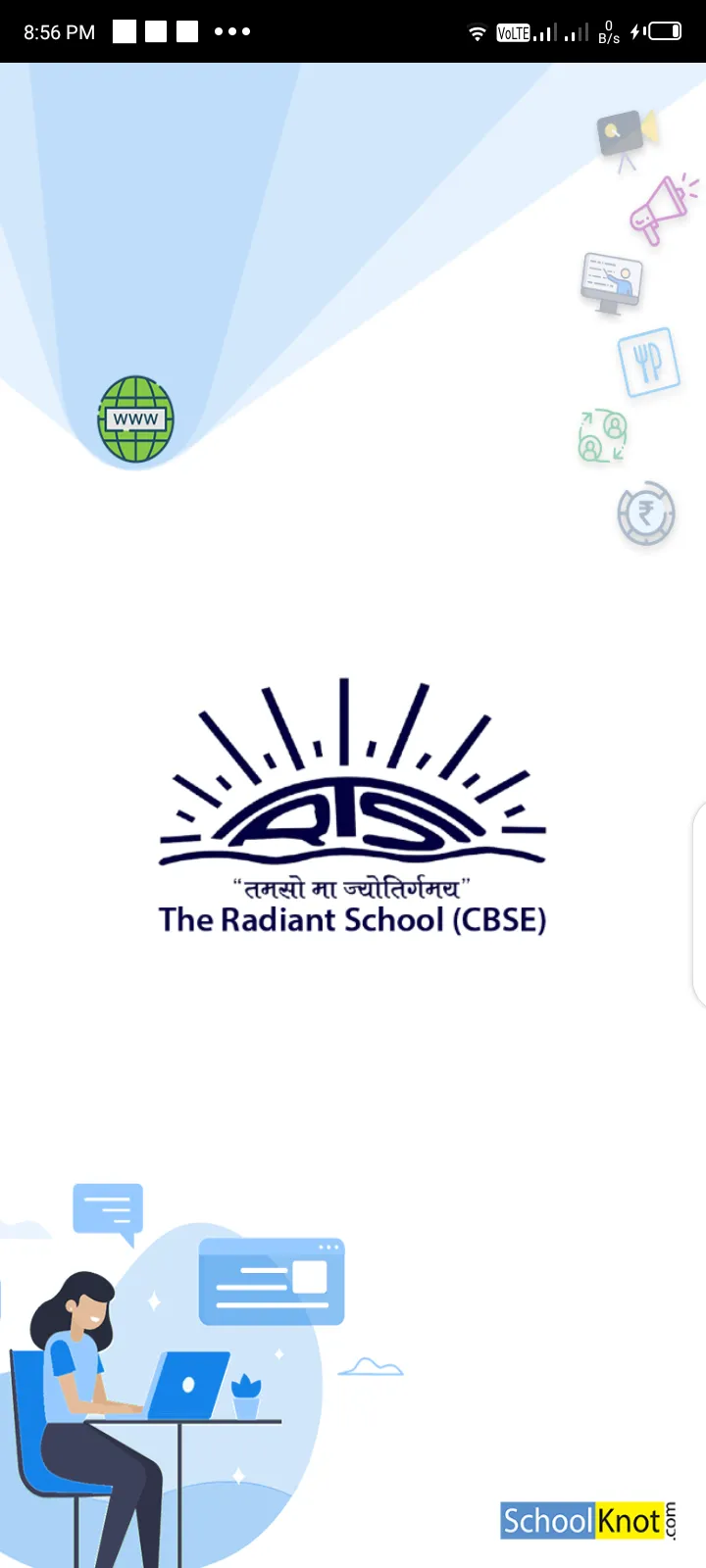 The Radiant Schools Parent App | Indus Appstore | Screenshot