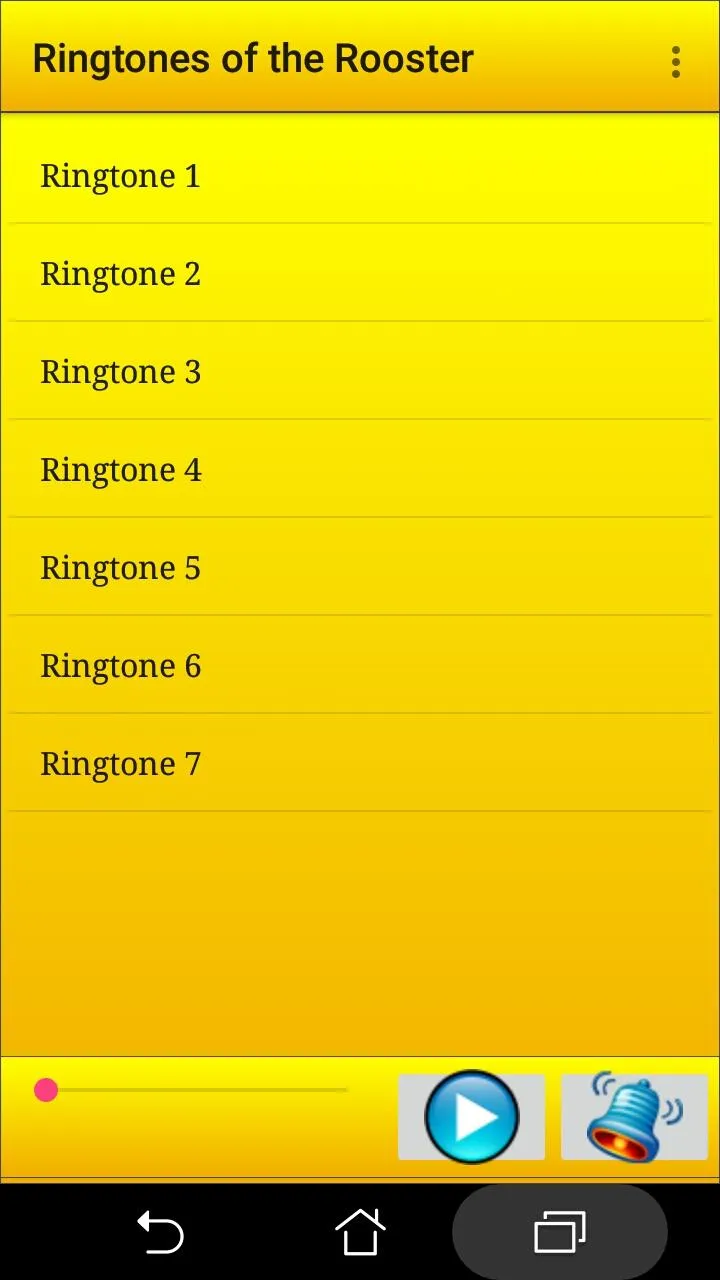 Ringtones of the Rooster | Indus Appstore | Screenshot