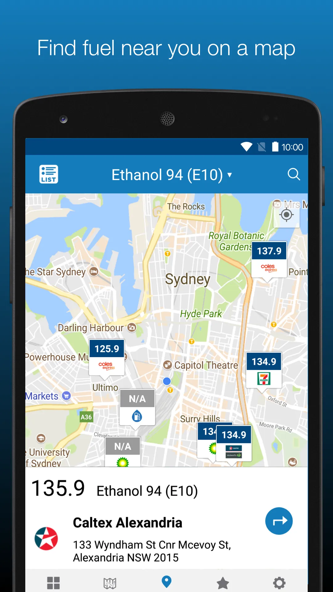 NSW FuelCheck | Indus Appstore | Screenshot