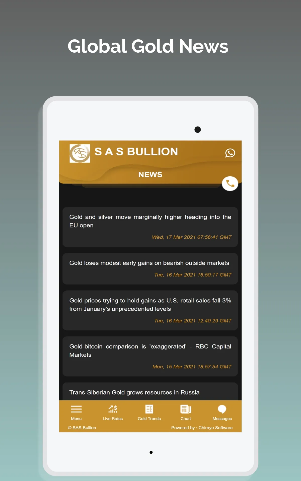 SAS Bullion | Indus Appstore | Screenshot