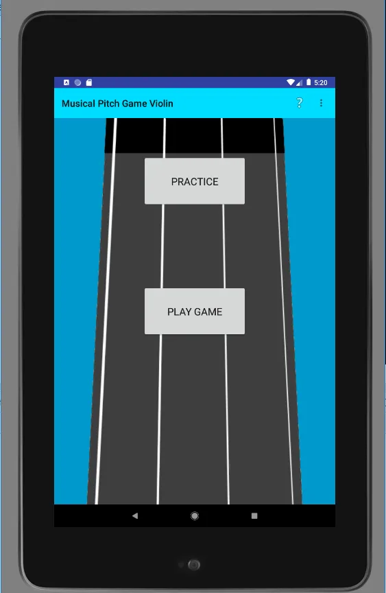 Musical Pitch Game Violin | Indus Appstore | Screenshot