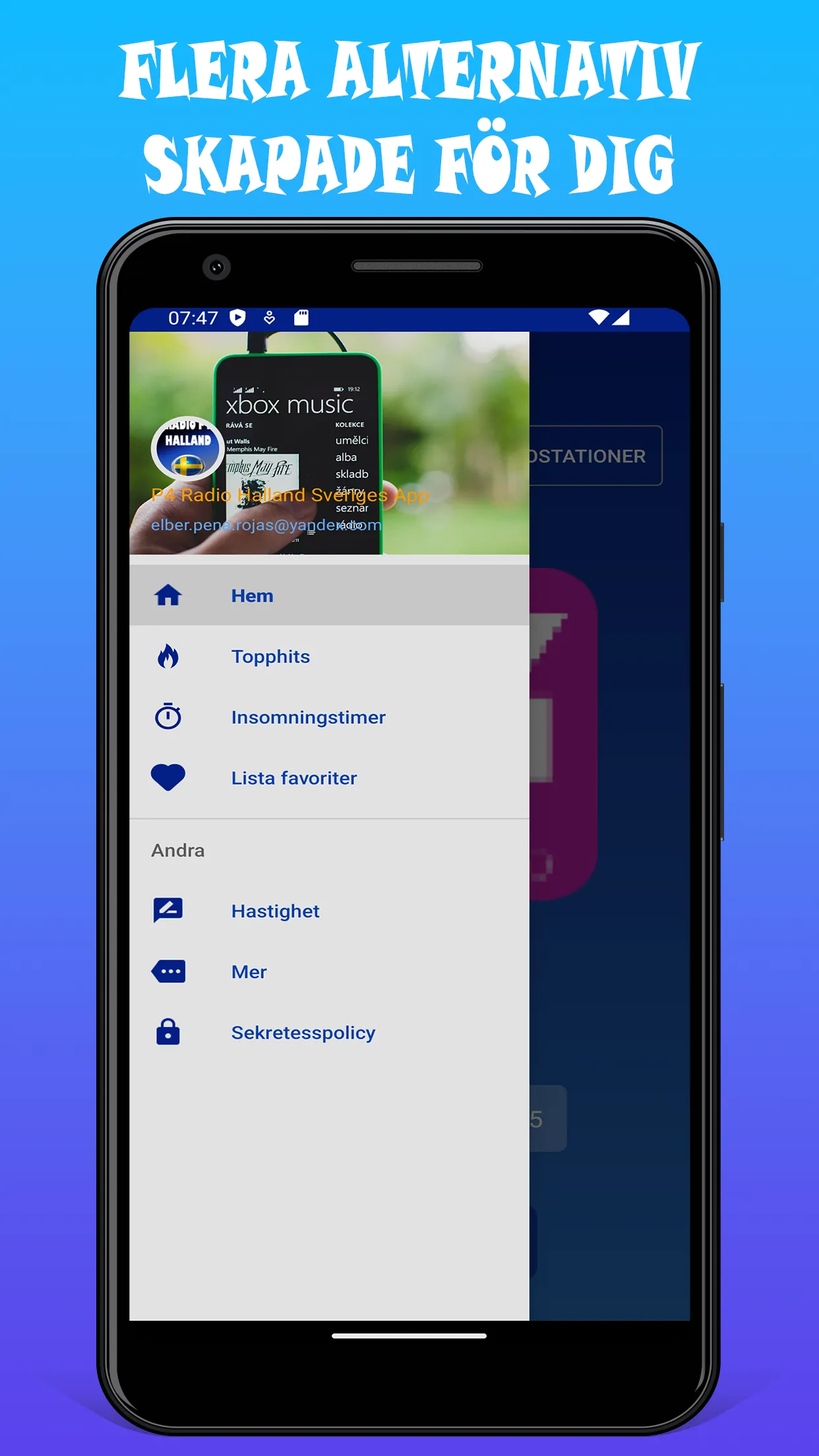 P4 Radio Halland Sveriges App | Indus Appstore | Screenshot