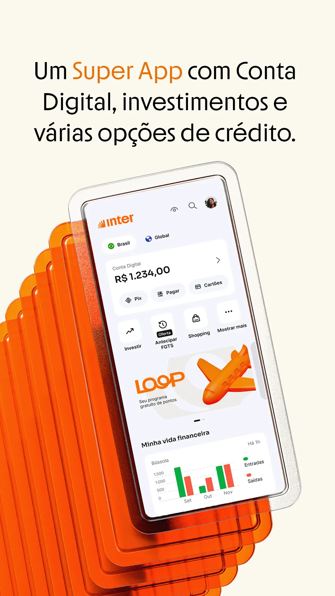 Inter: Conta, Cartão e Pix | Indus Appstore | Screenshot