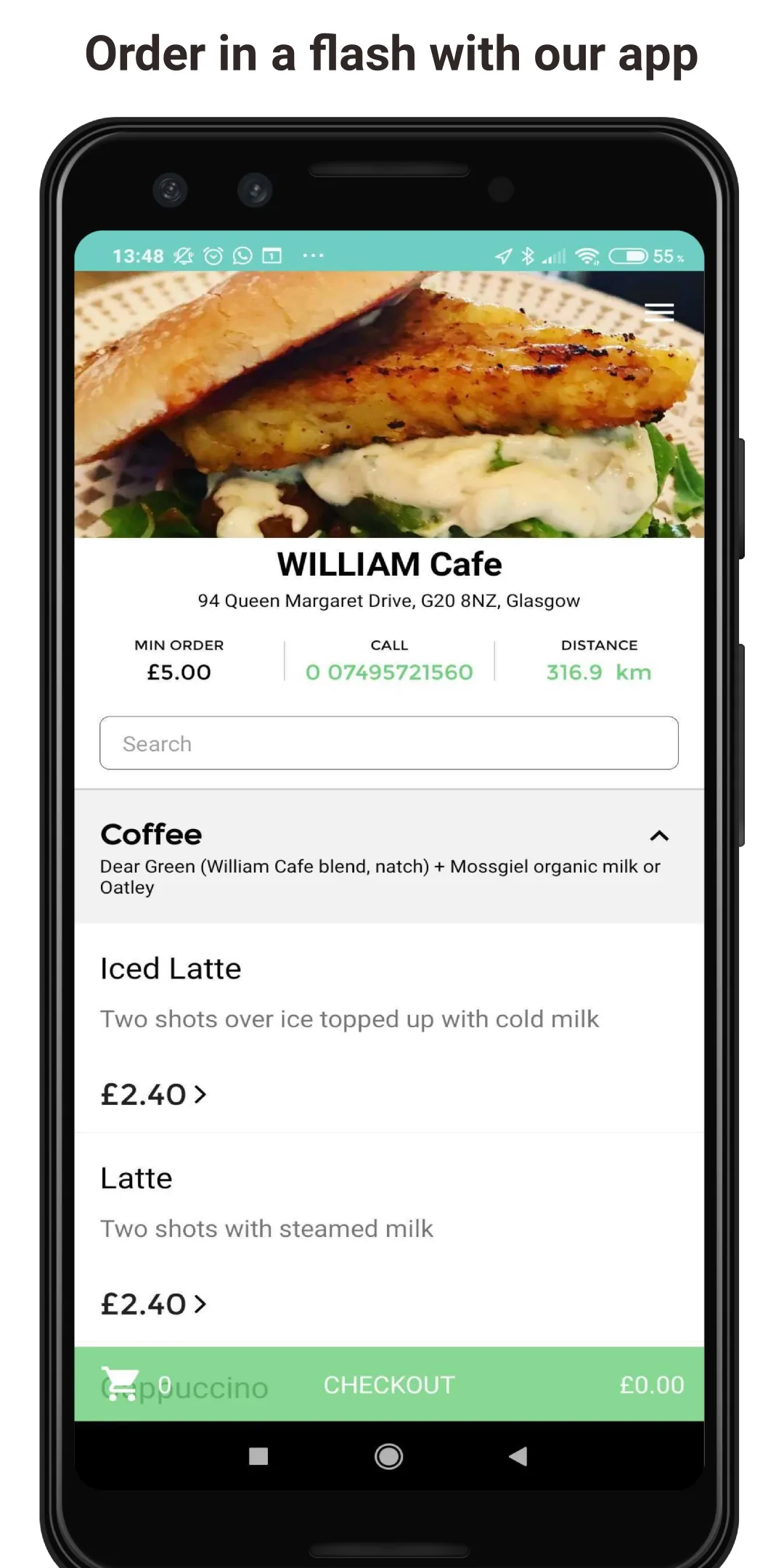 WILLIAM Cafe | Indus Appstore | Screenshot