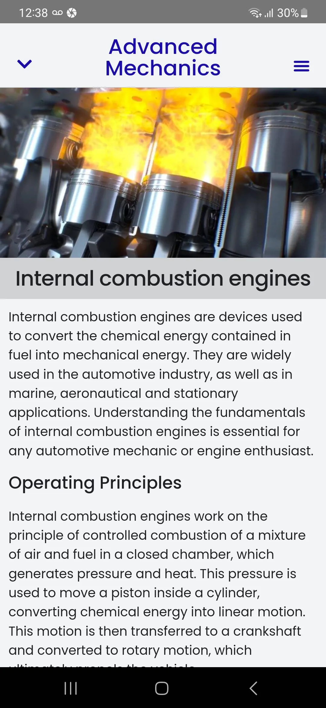 Advanced Mechanics Course | Indus Appstore | Screenshot