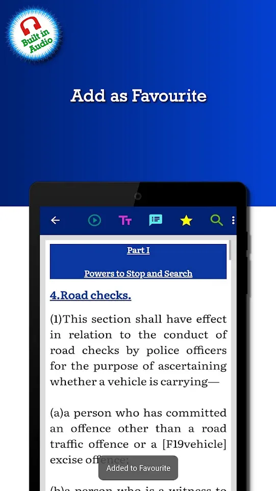 Police & Criminal Evidence Act | Indus Appstore | Screenshot