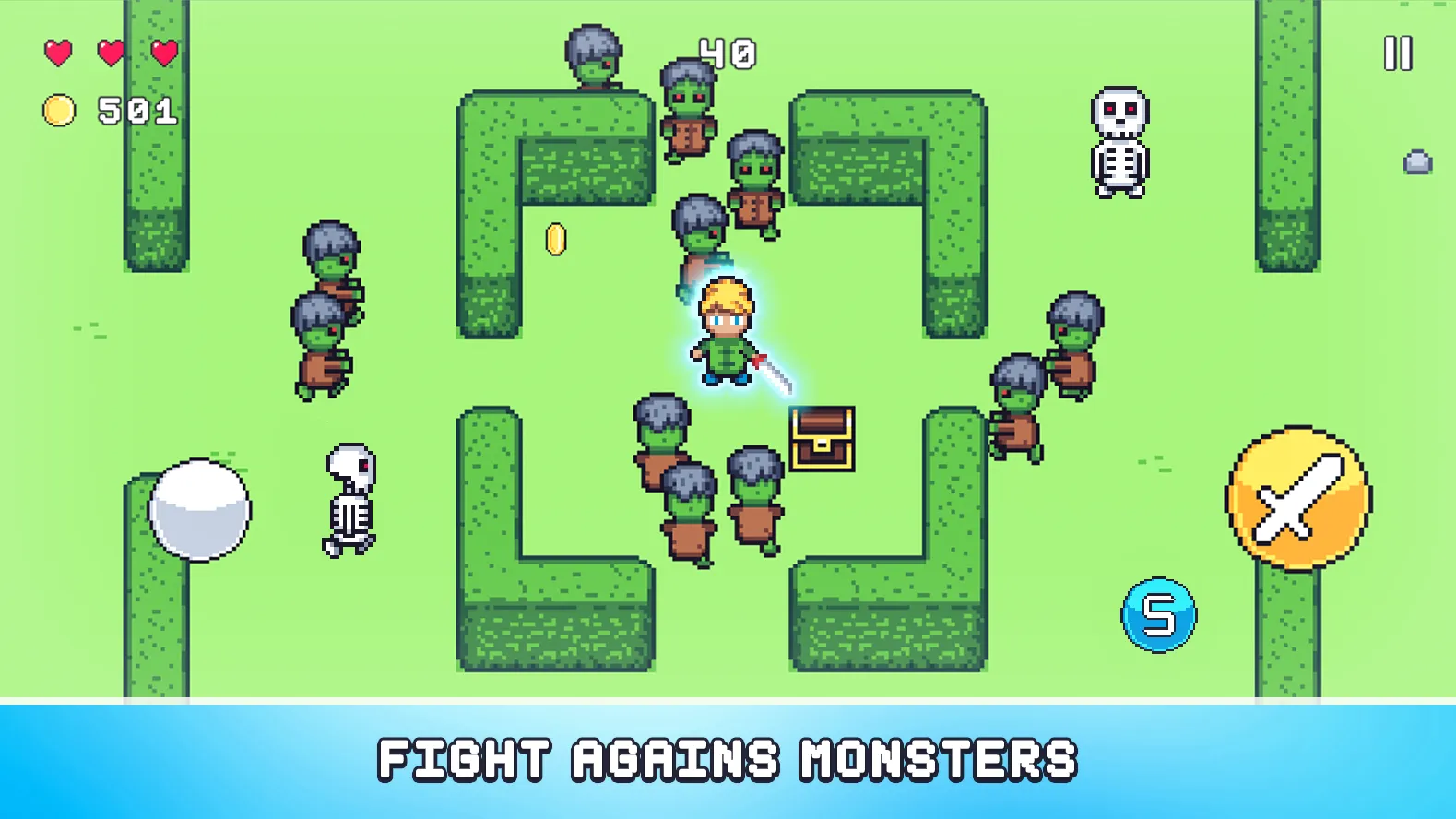 Pixel Legends: Retro Survival | Indus Appstore | Screenshot