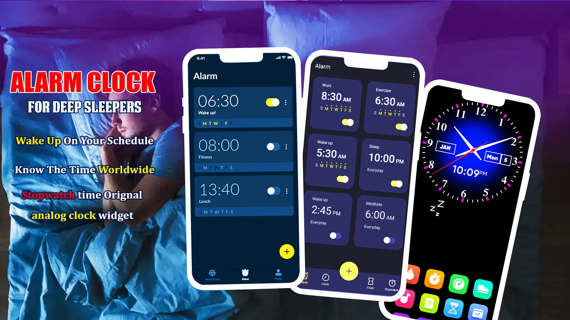 Alarm clock for deep sleepers | Indus Appstore | Screenshot