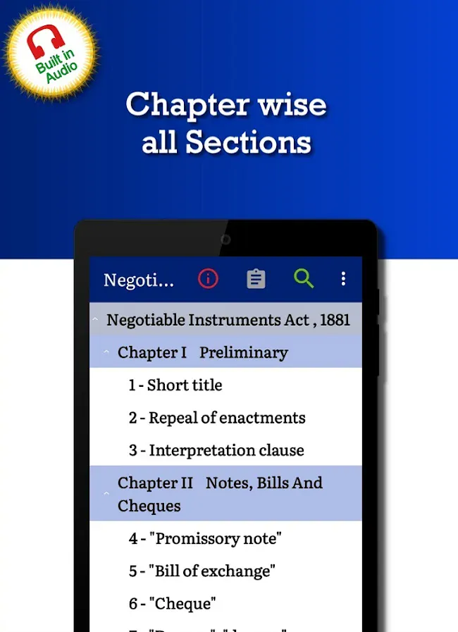 Negotiable Instruments Act | Indus Appstore | Screenshot