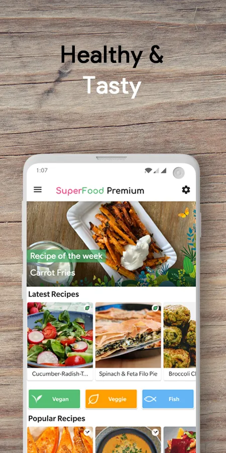 SuperFood - Healthy Recipes | Indus Appstore | Screenshot