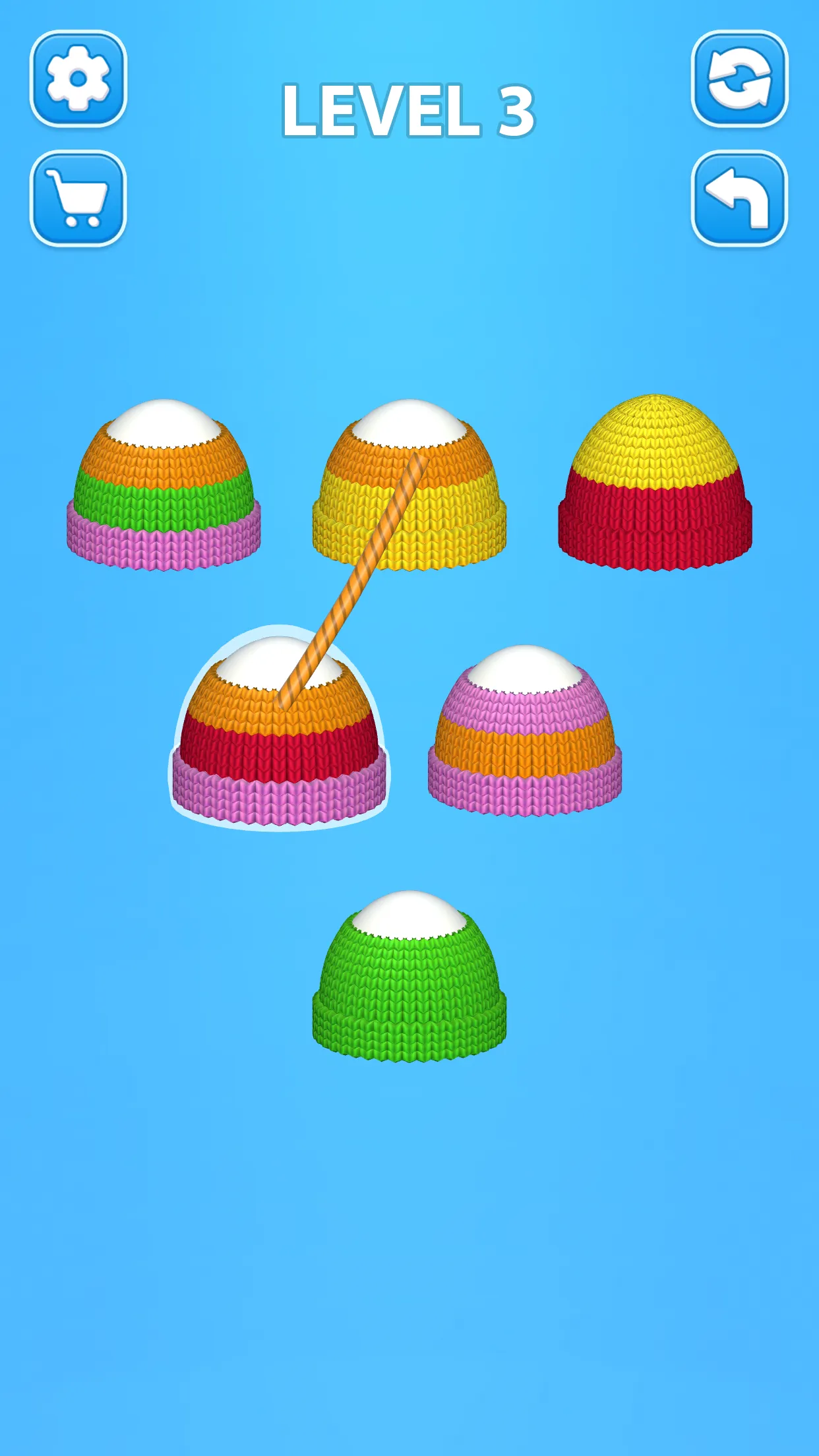Cozy Knitting: Sorting games | Indus Appstore | Screenshot