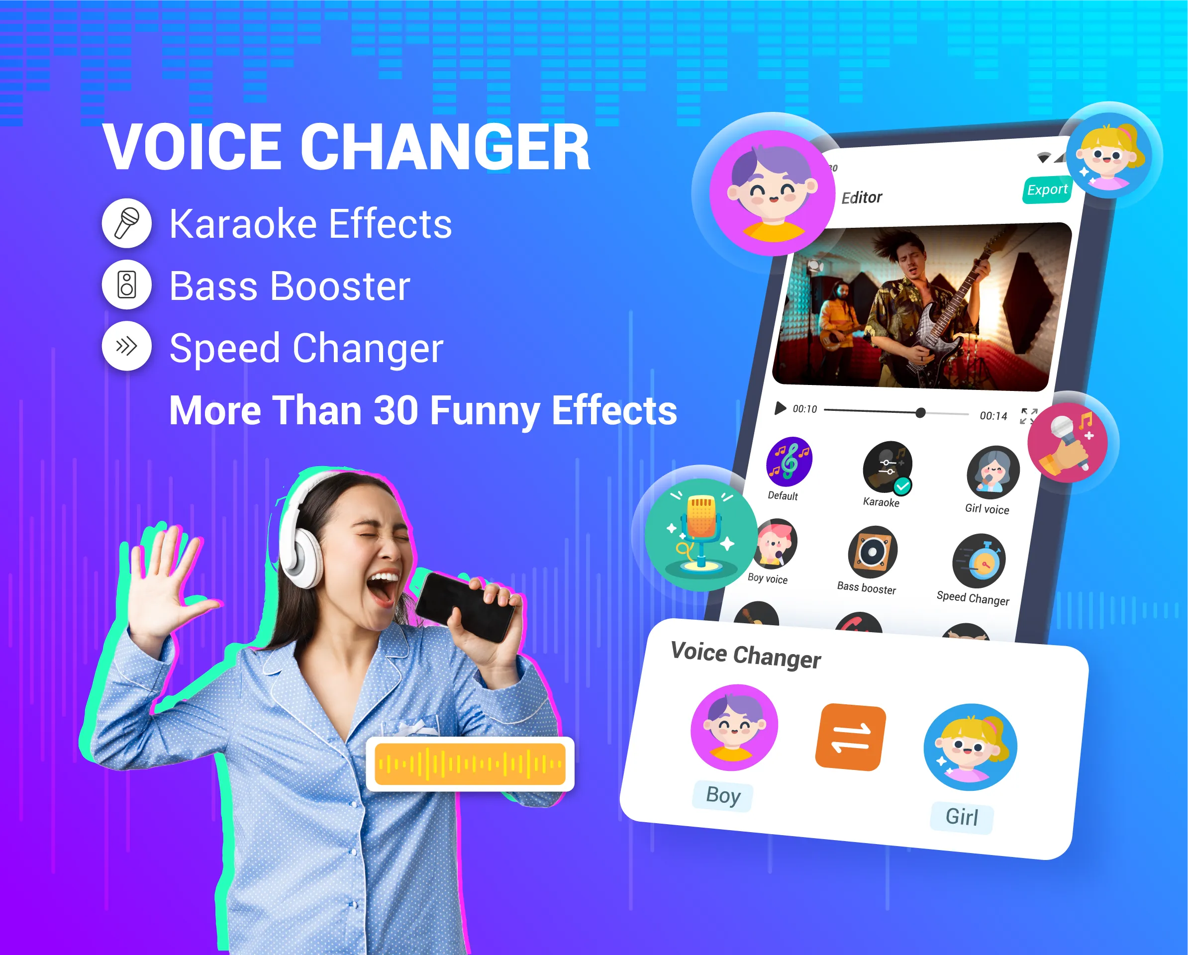 Voice Changer - Audio Effects | Indus Appstore | Screenshot