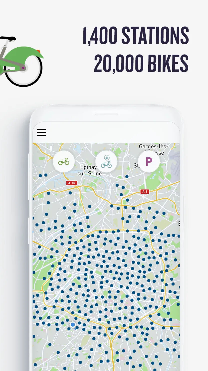 Vélib' (official appli) | Indus Appstore | Screenshot