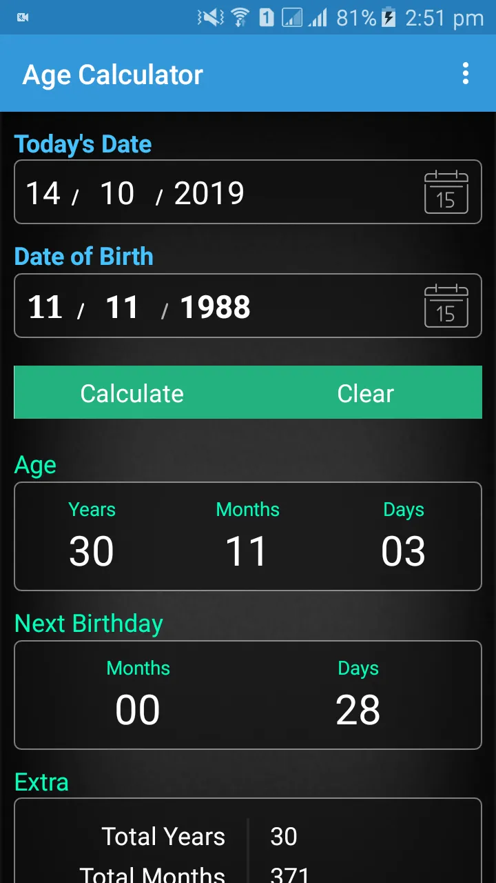 Age Calculator & Horoscope App | Indus Appstore | Screenshot