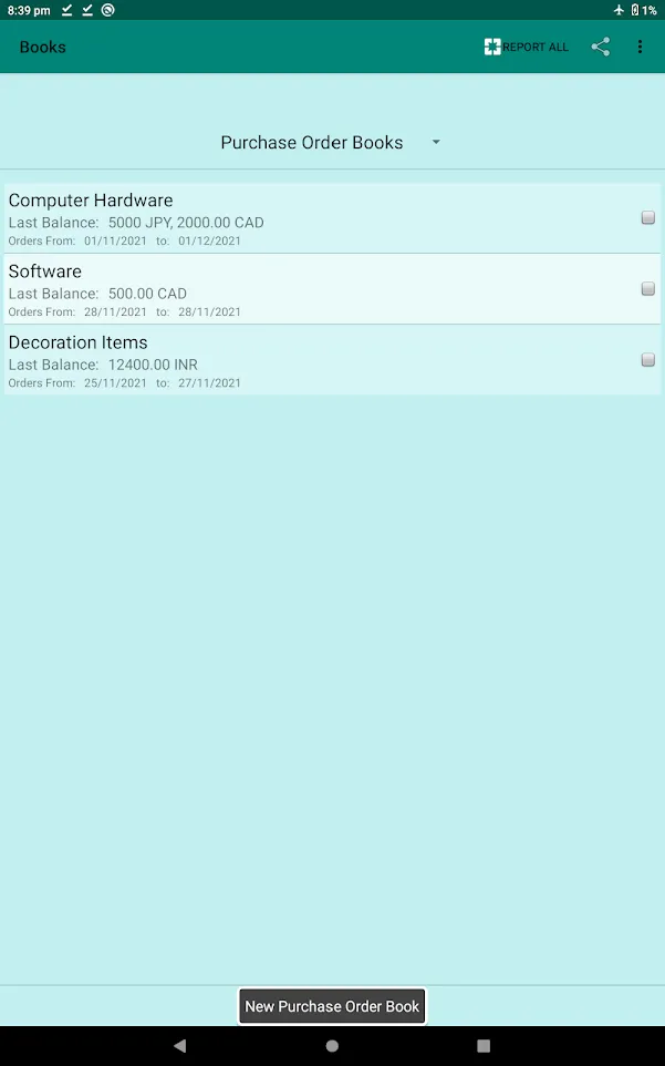 Pocket OrderBook | Indus Appstore | Screenshot