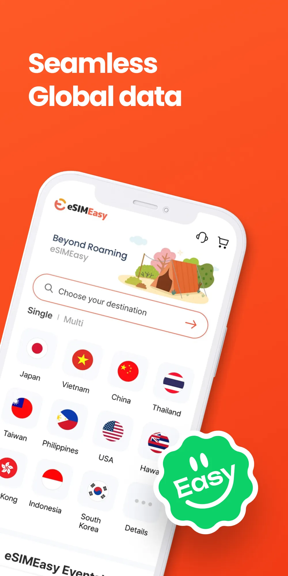 eSIMEasy-Travel with Data eSIM | Indus Appstore | Screenshot
