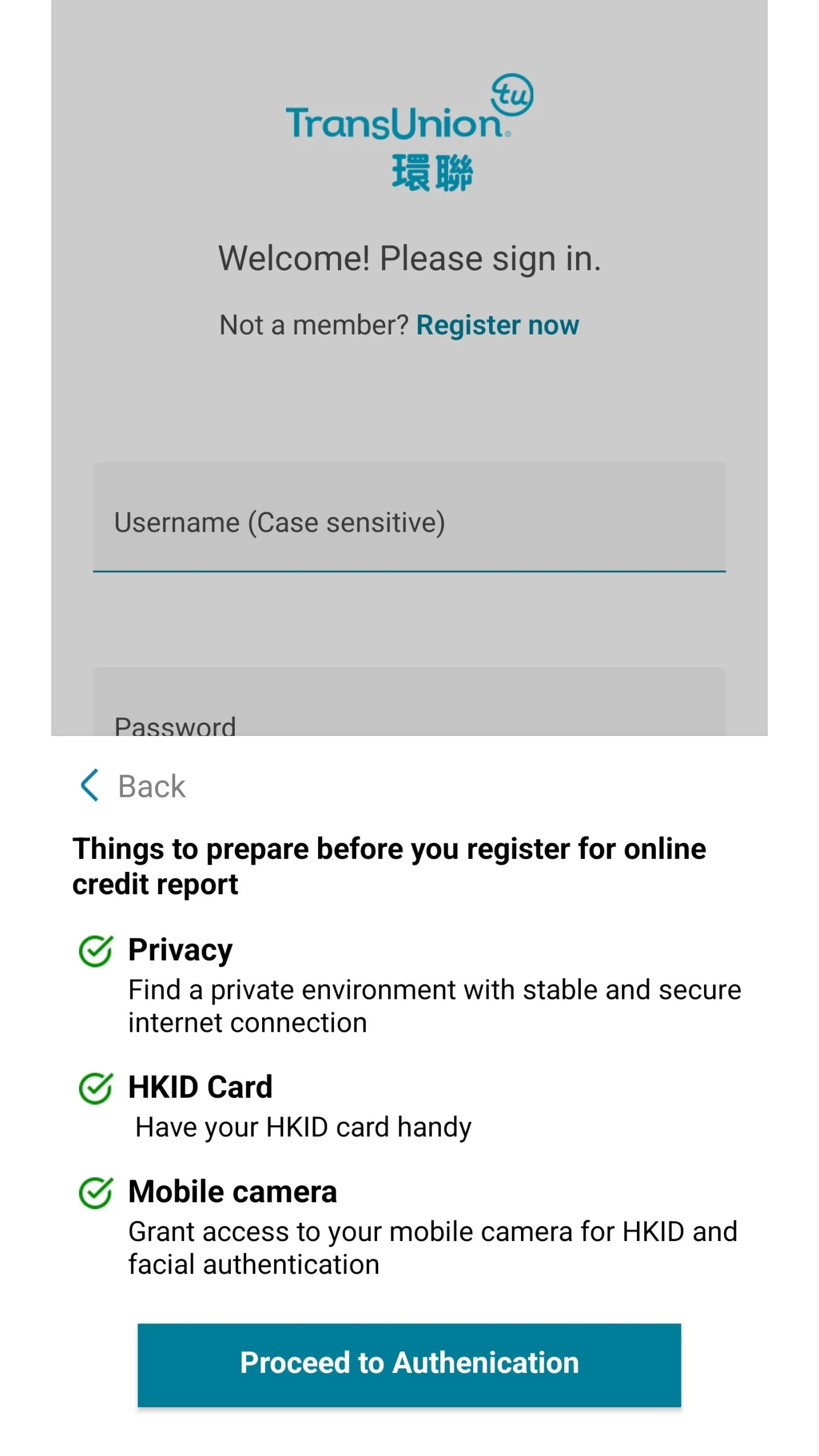 TransUnion HK Credit Report | Indus Appstore | Screenshot