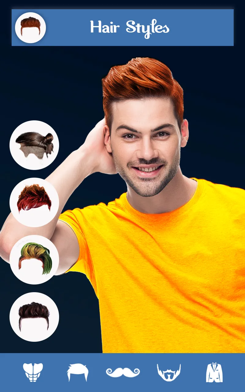 Hairy - Men Hairstyles beard & | Indus Appstore | Screenshot