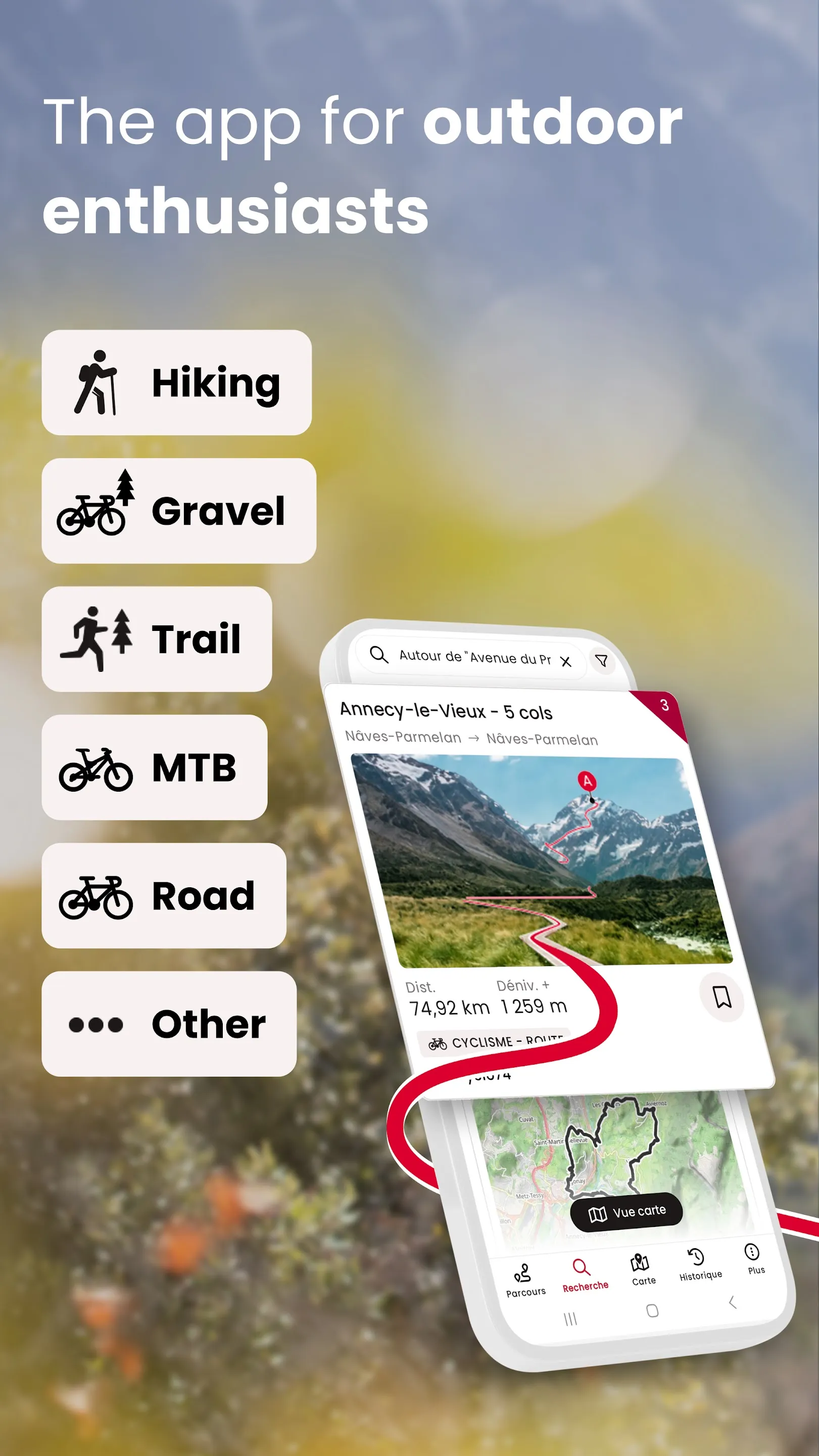 OpenRunner : bike & hike maps | Indus Appstore | Screenshot