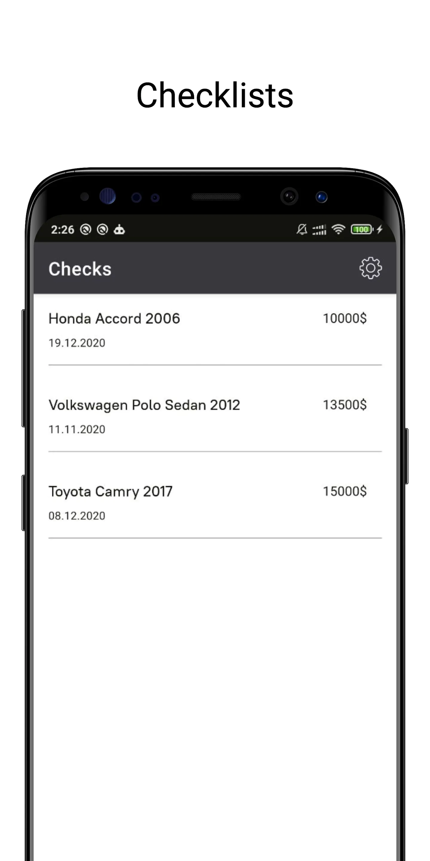 Auto checklist | Indus Appstore | Screenshot