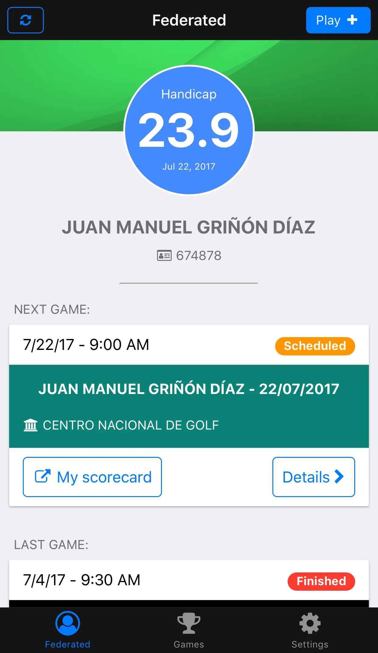 golfdirecto Play | Indus Appstore | Screenshot