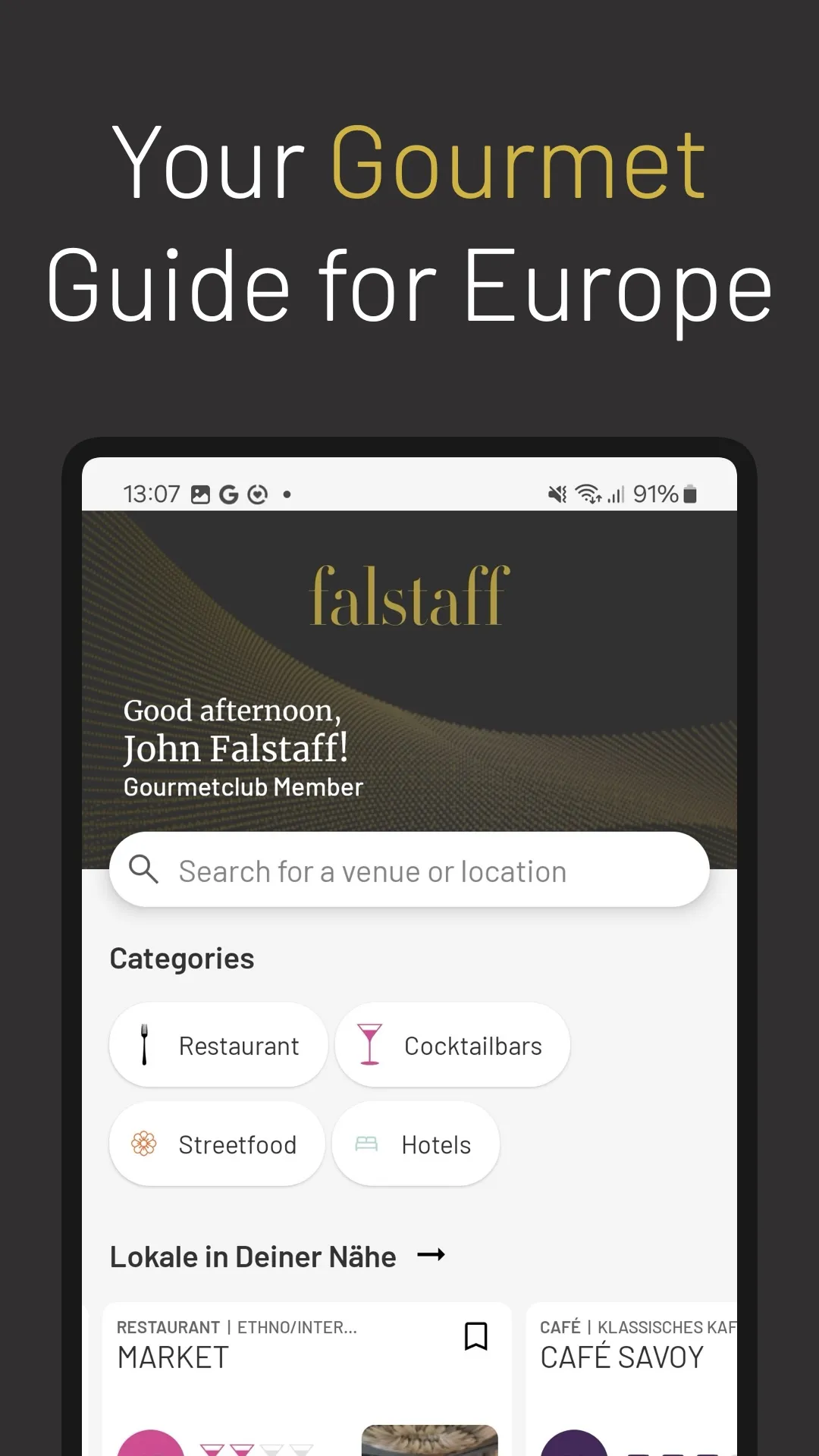 Falstaff Guide | Indus Appstore | Screenshot