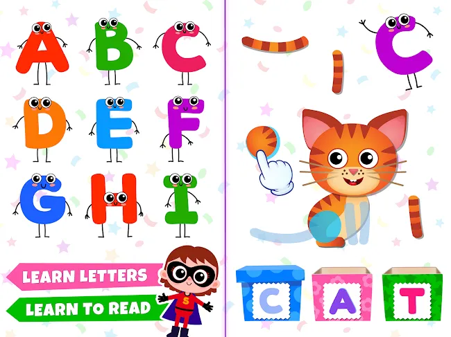 Learn to Read! Bini ABC games! | Indus Appstore | Screenshot