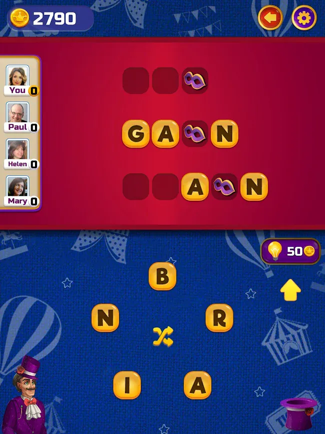 Circus Words: Magic Puzzle | Indus Appstore | Screenshot