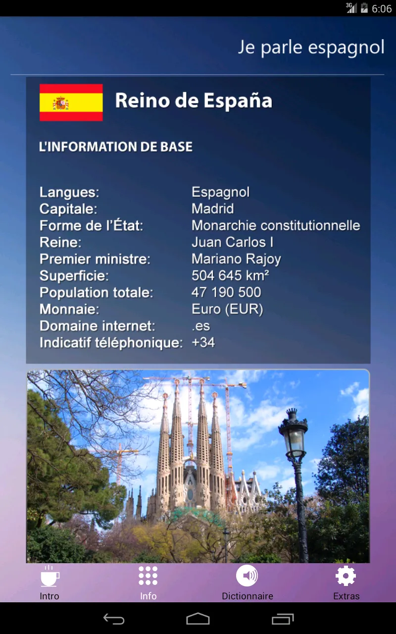 Je Parle Espagnol Audio Cours | Indus Appstore | Screenshot