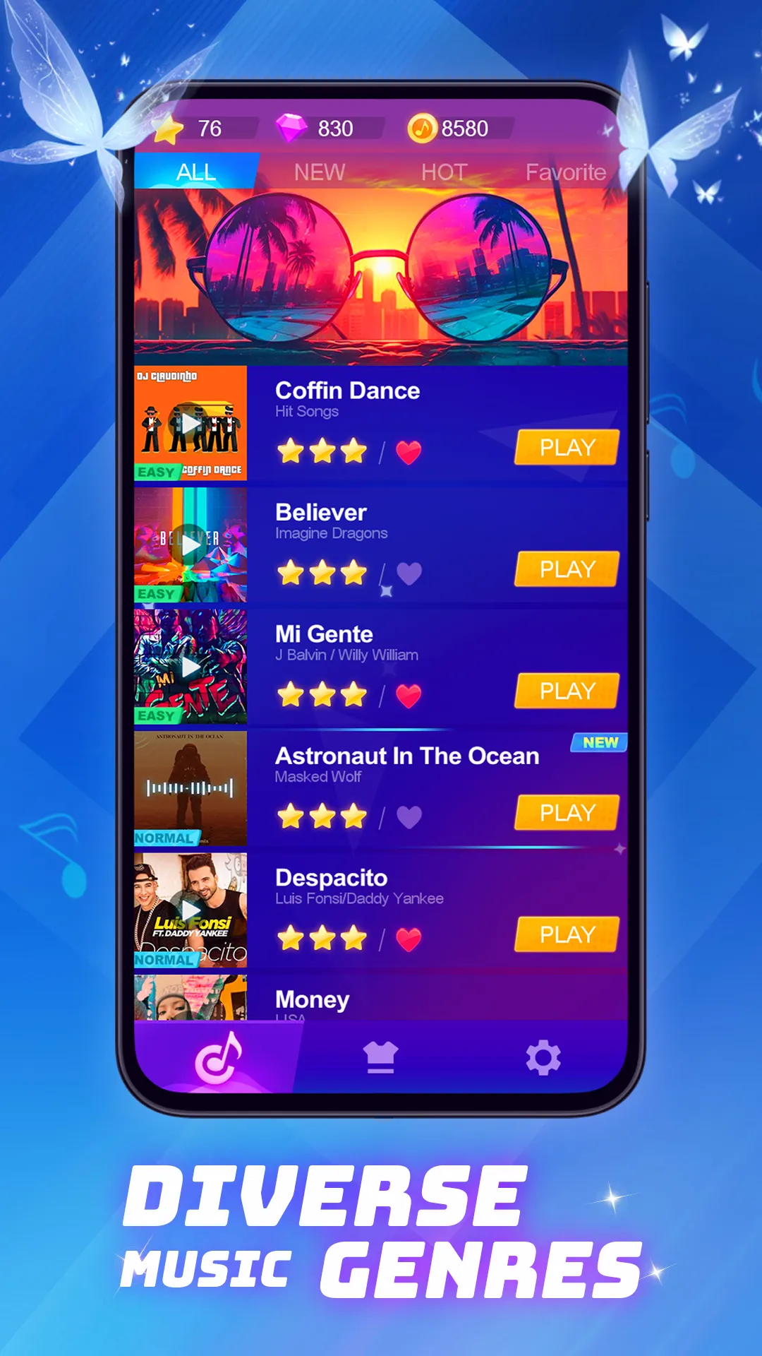 Piano Beat: Rhythm Stars | Indus Appstore | Screenshot