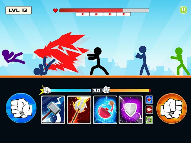 Stickman Fighter : Mega Brawl | Indus Appstore | Screenshot