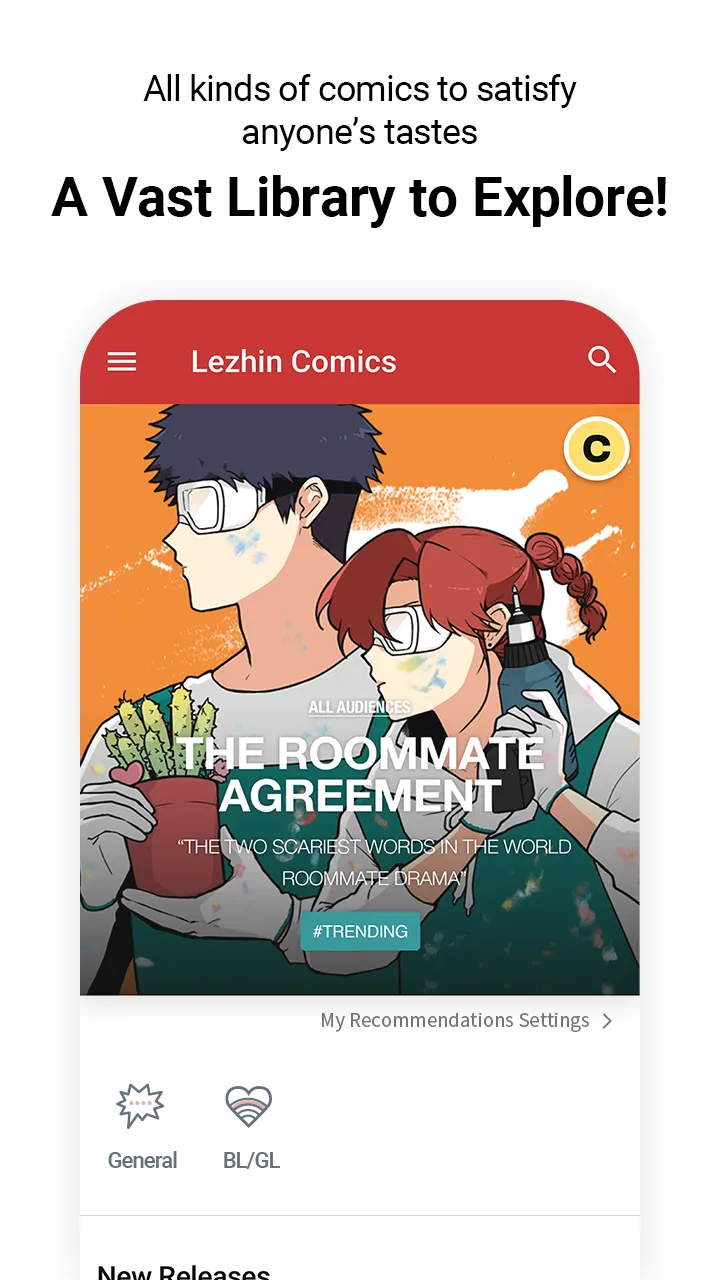 Lezhin Comics - Daily Releases | Indus Appstore | Screenshot