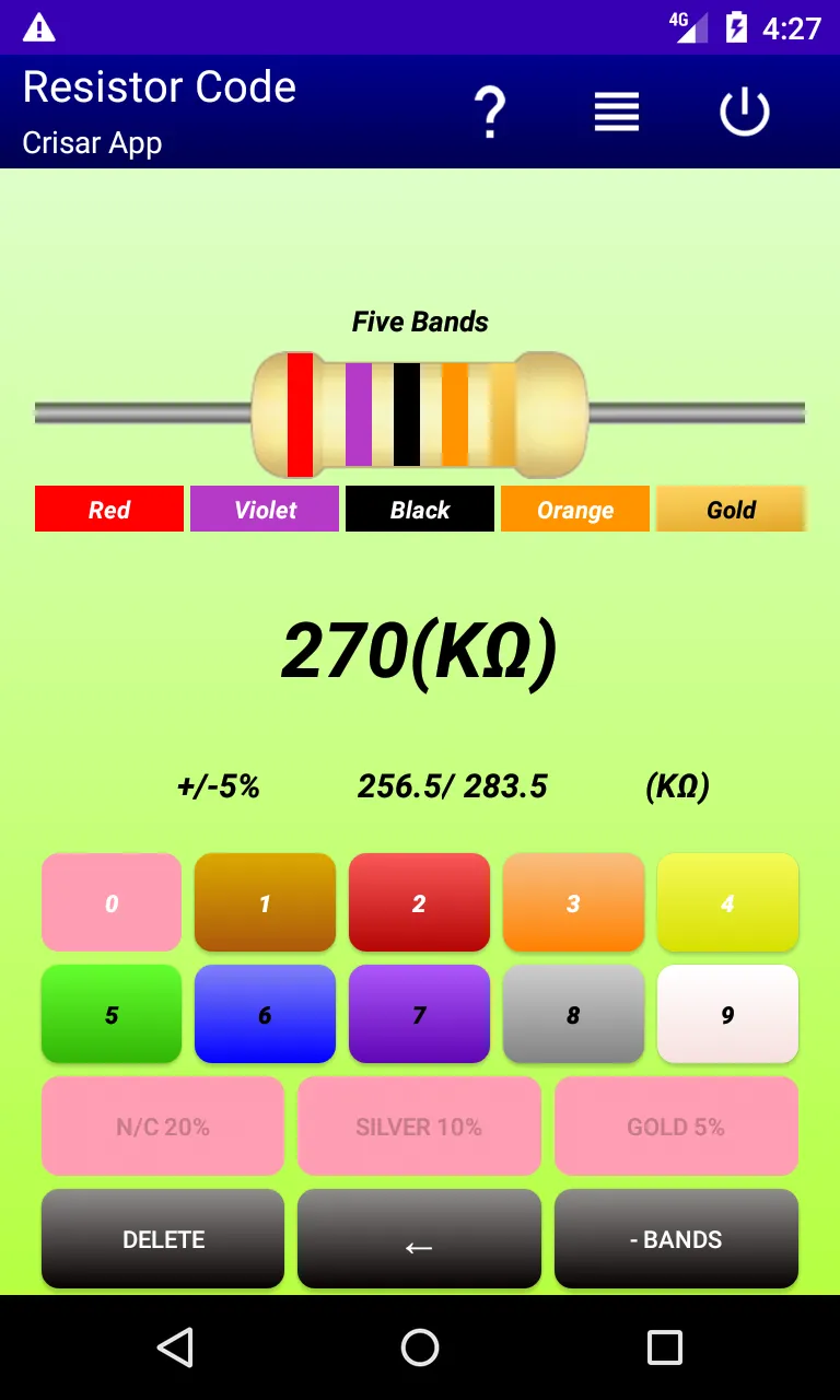 Resistor Code | Indus Appstore | Screenshot