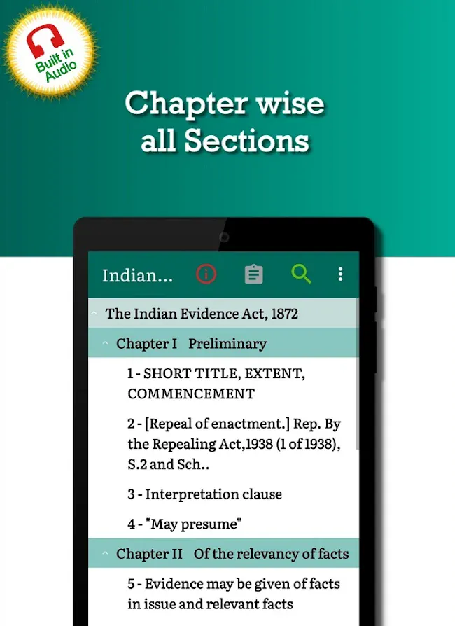 Indian Evidence Act 1872 (IEA) | Indus Appstore | Screenshot