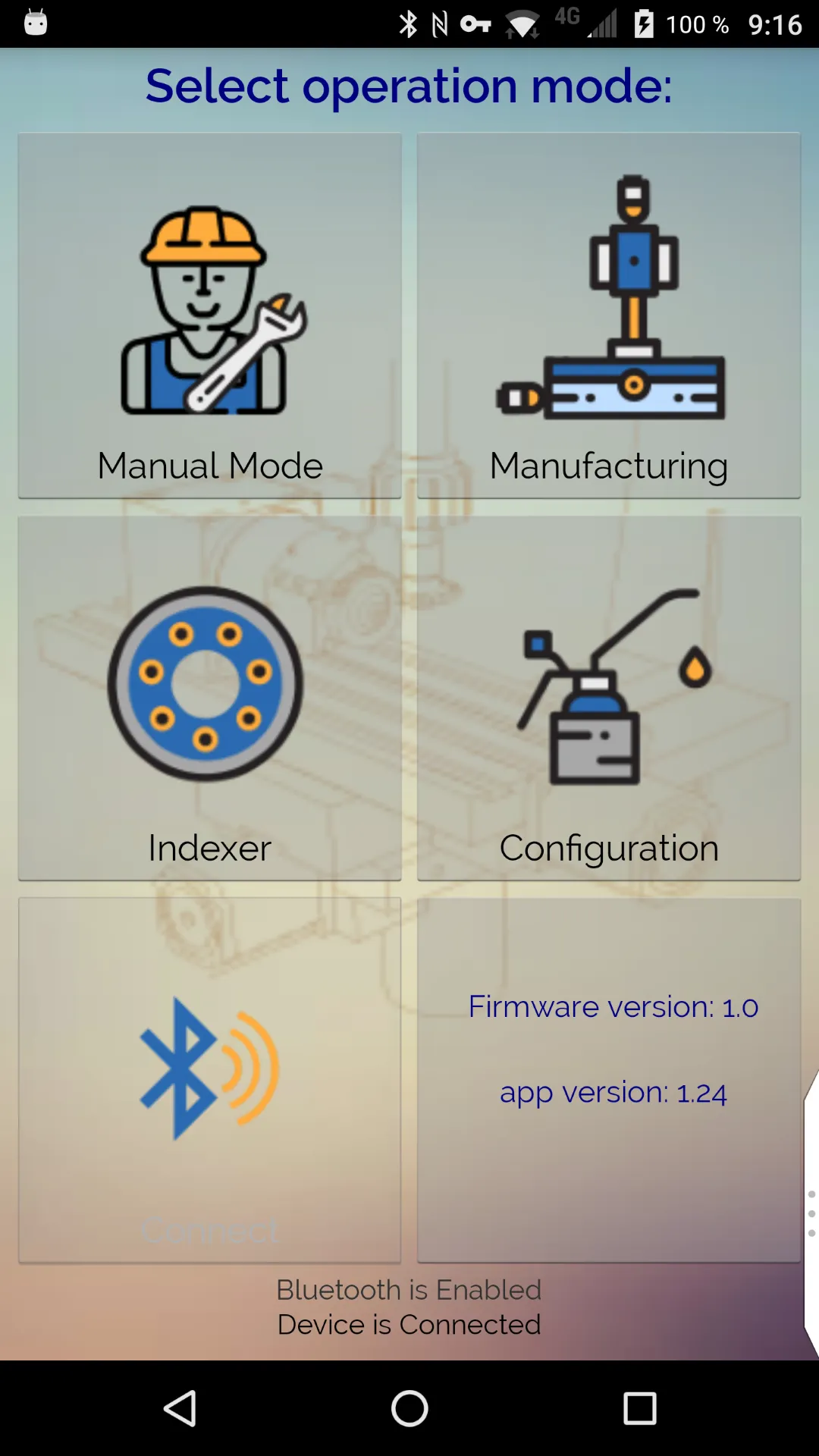 4-Axis Control System | Indus Appstore | Screenshot