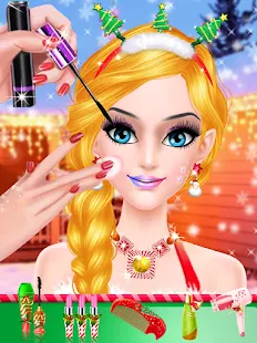 Christmas Makeup Salon Games For Girls | Indus Appstore | Screenshot