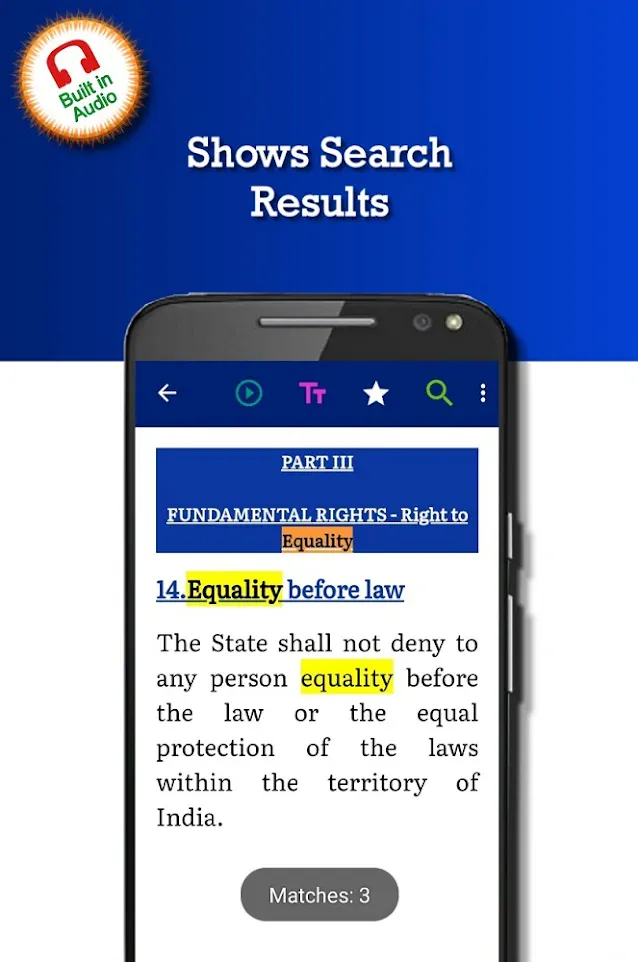 Constitution of India in English, Hindi & Marathi | Indus Appstore | Screenshot