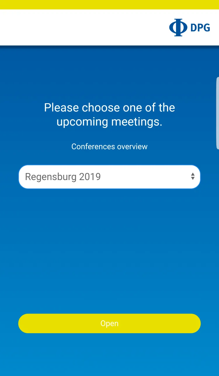 DPG Spring Meetings | Indus Appstore | Screenshot