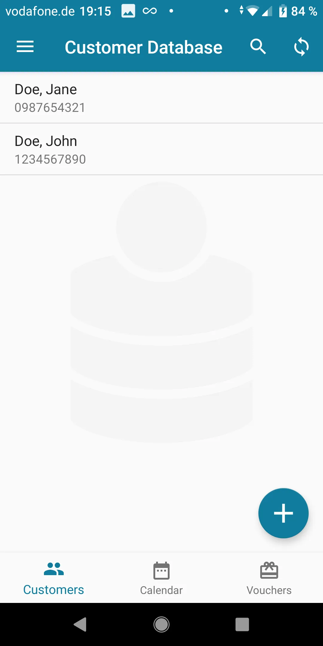 Customer Database | Indus Appstore | Screenshot