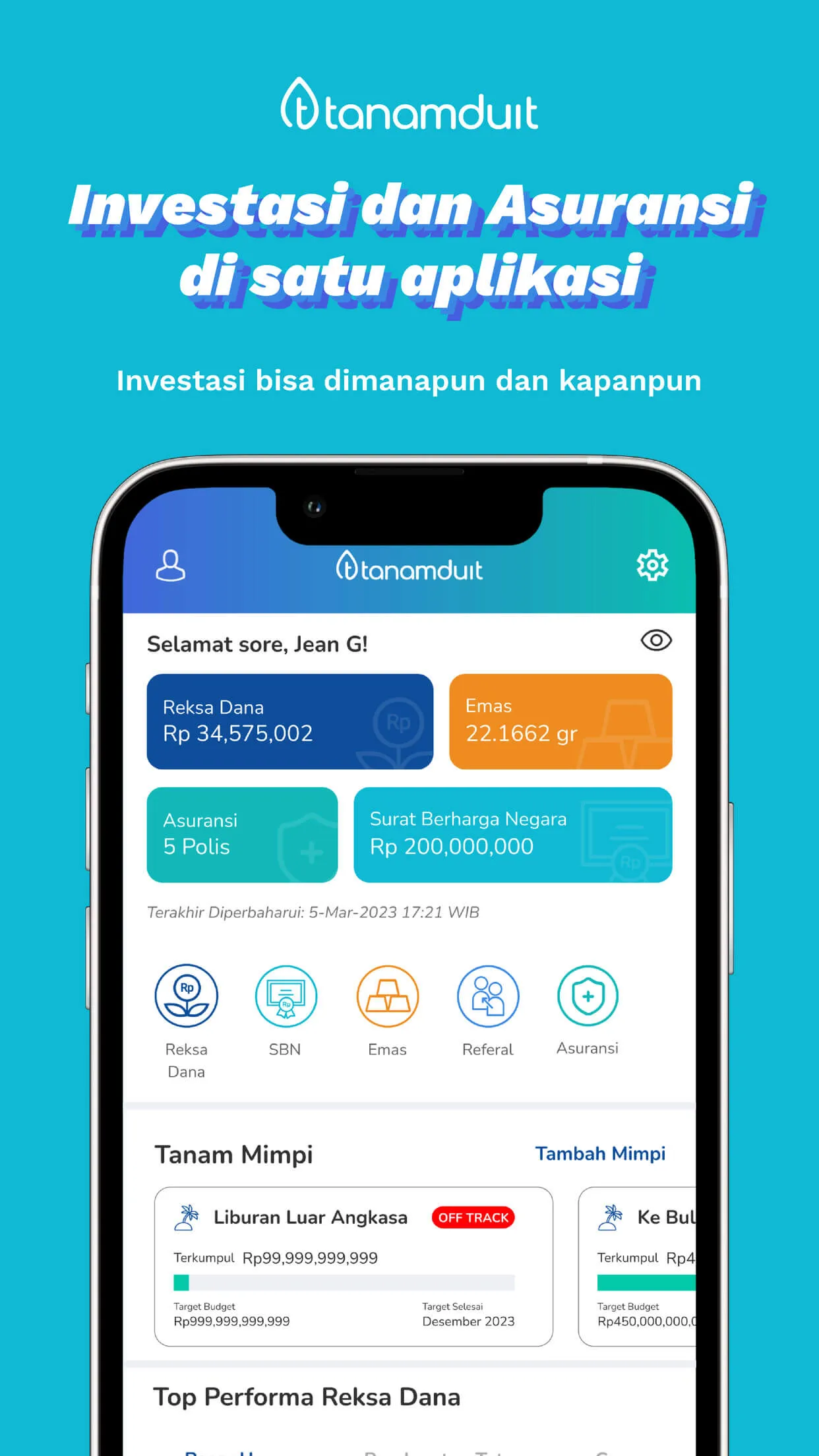 tanamduit–Investasi & Asuransi | Indus Appstore | Screenshot