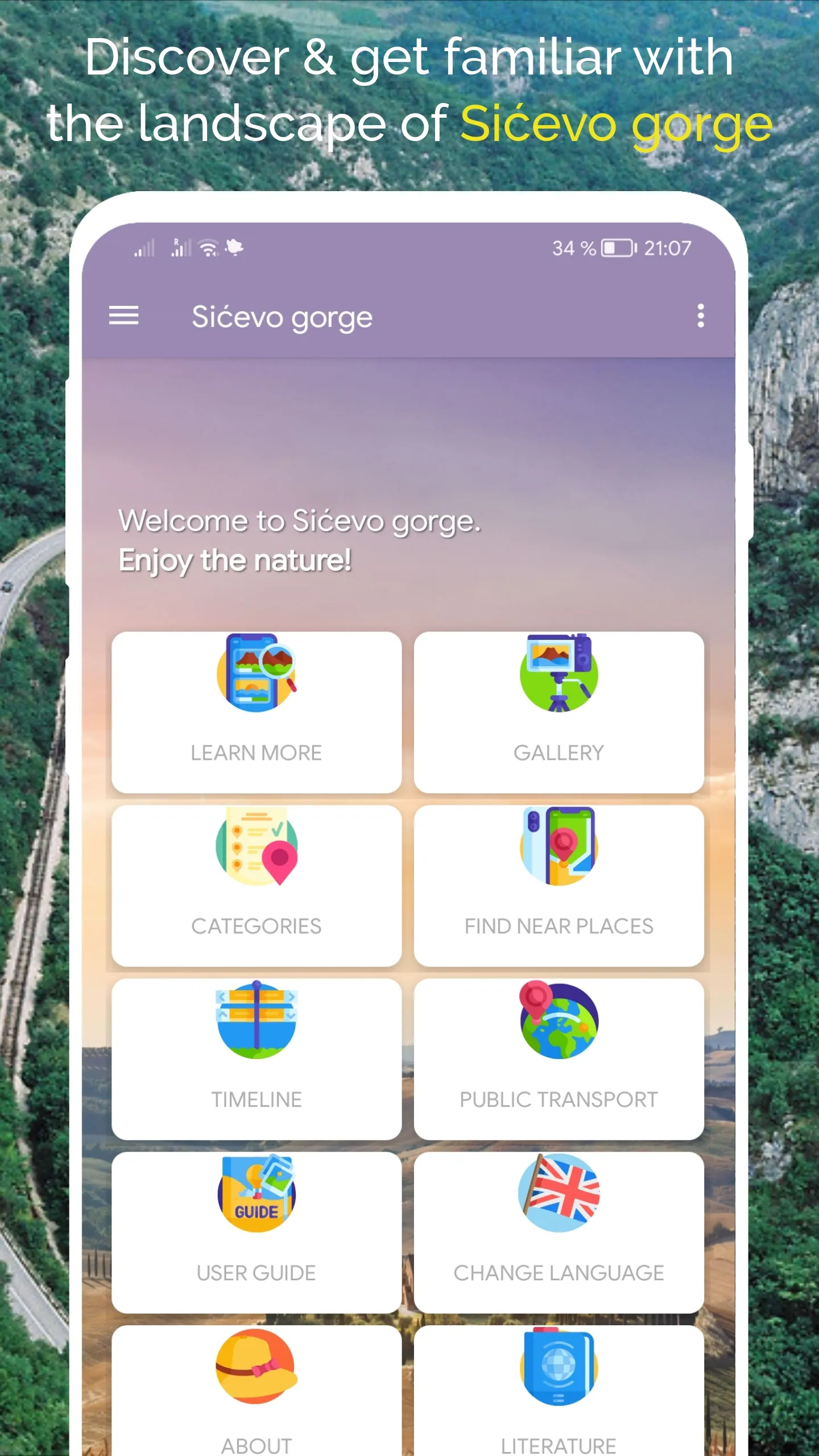 Sićevo Gorge | Indus Appstore | Screenshot